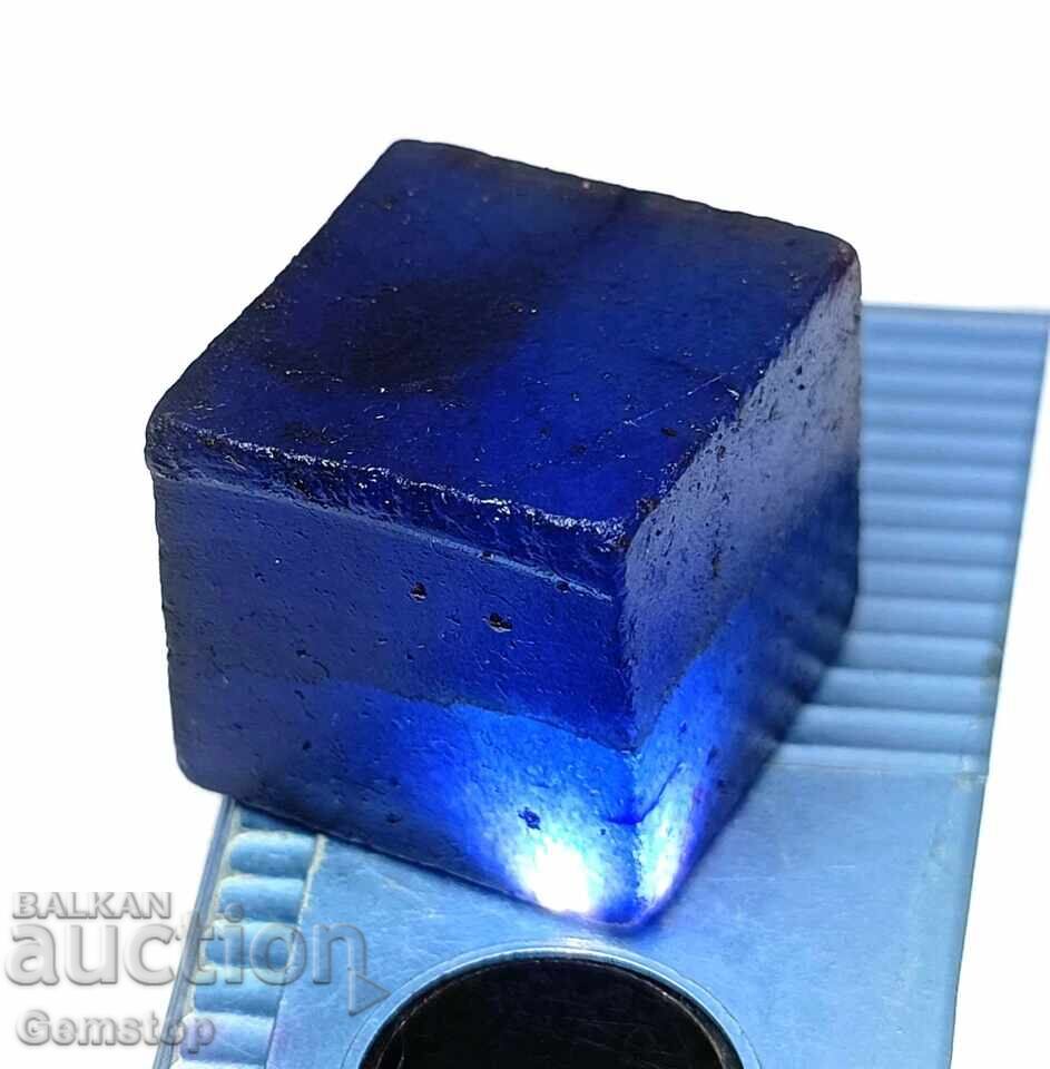 PREȚ DE START! 152 ct. safir natural neprelucrat, cert. IGL, de la 1 ct.! - 6