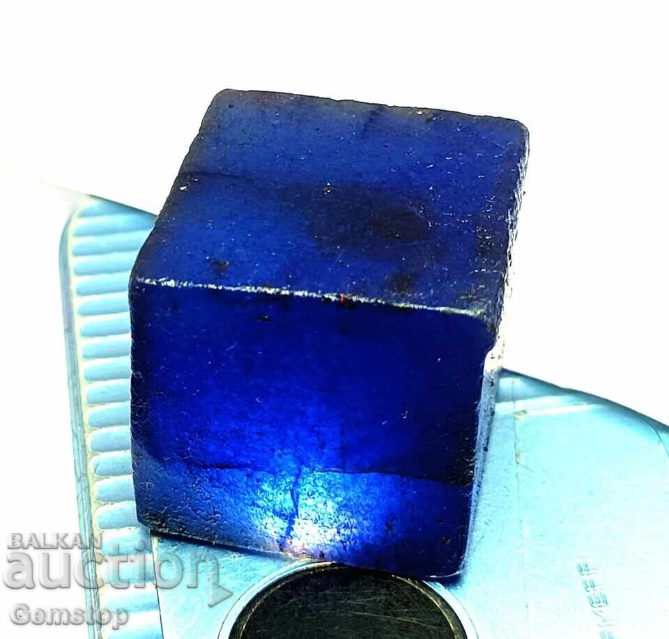 PREȚ DE START! 152 ct. safir natural neprelucrat, cert. IGL, de la 1 ct.!