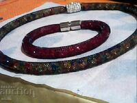 Beautiful necklace, full of crystals