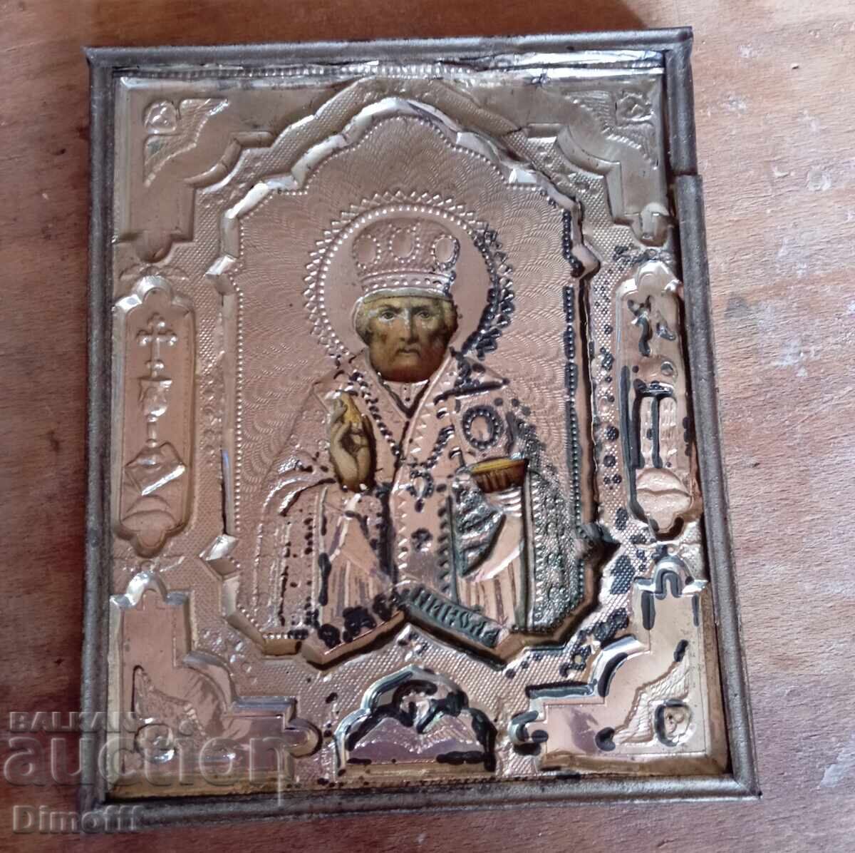 Стара гръцка икона Св. Николай