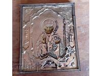 Icoană grecească veche Sf. Nicolae