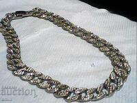 Beautiful old Damascene necklace, approximately 80g