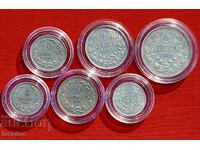 Full lot of 1913 coins. Tsar Ferdinand I Bulgarian