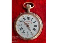 Старинен Швейцарски джобен часовник система Roskopf