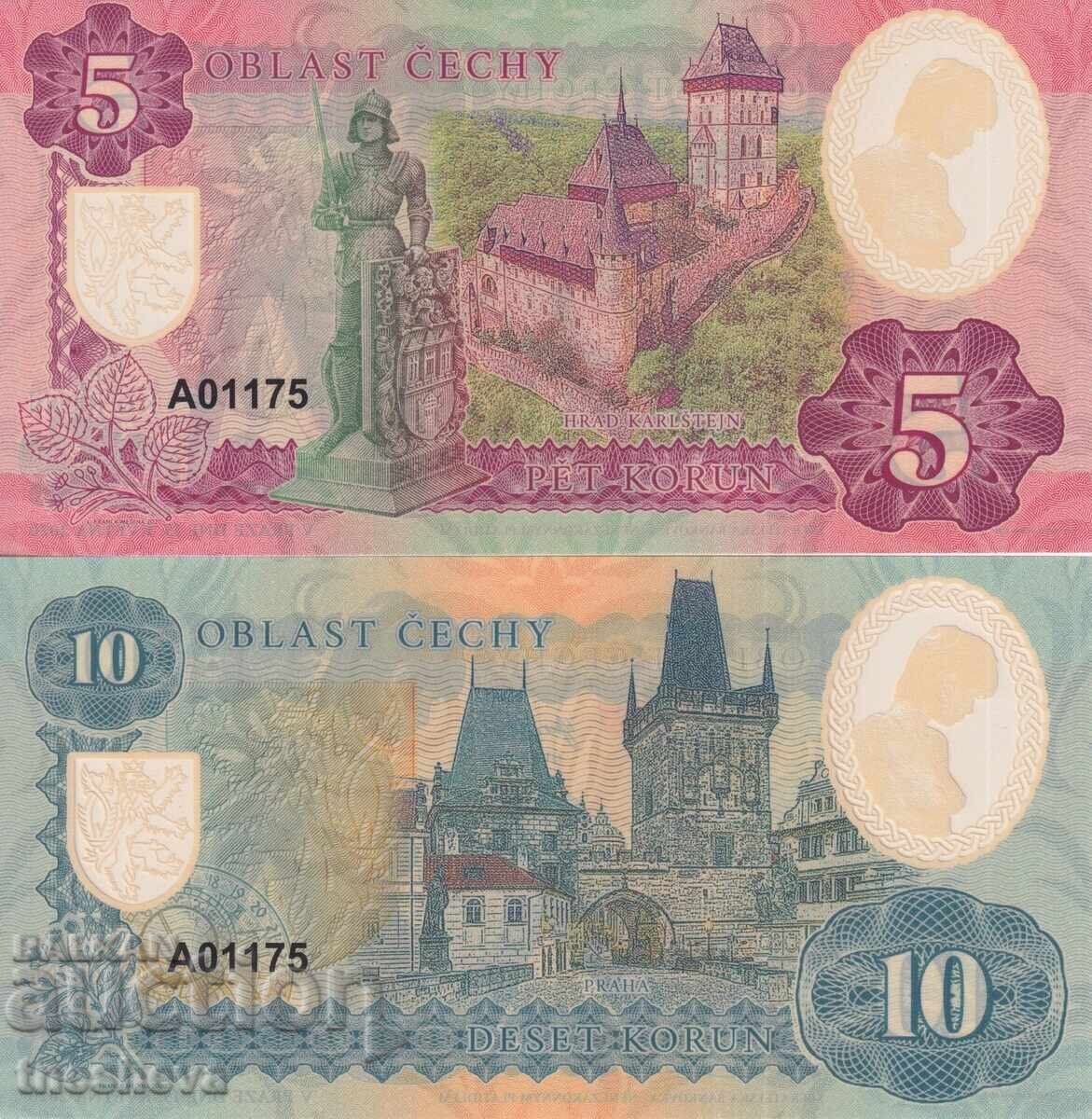 CZECH BOHEMIA SET - 2020 - UNC POLYMER BANKNOTES with price € 28.00 | 54.76 BGN