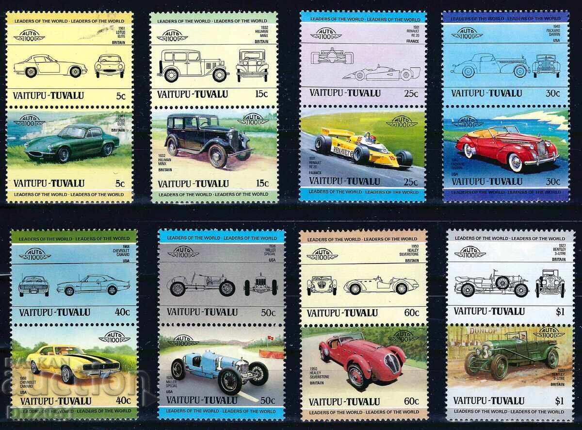 Tuvalu/Vaitupu/1984 - automobile Leaders of the World 2 MNH
