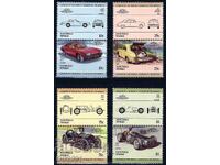 Τουβαλού/Νανουμάγκα/1985 - αυτοκίνητα Leaders of the World 3 MNH