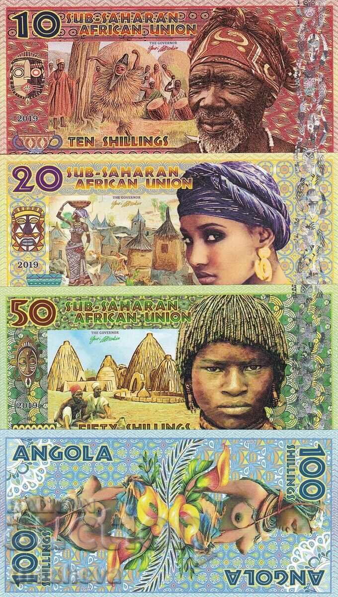 SET SUB-SAHARIAN AFRICA - 2019 - UNC - POLIMER