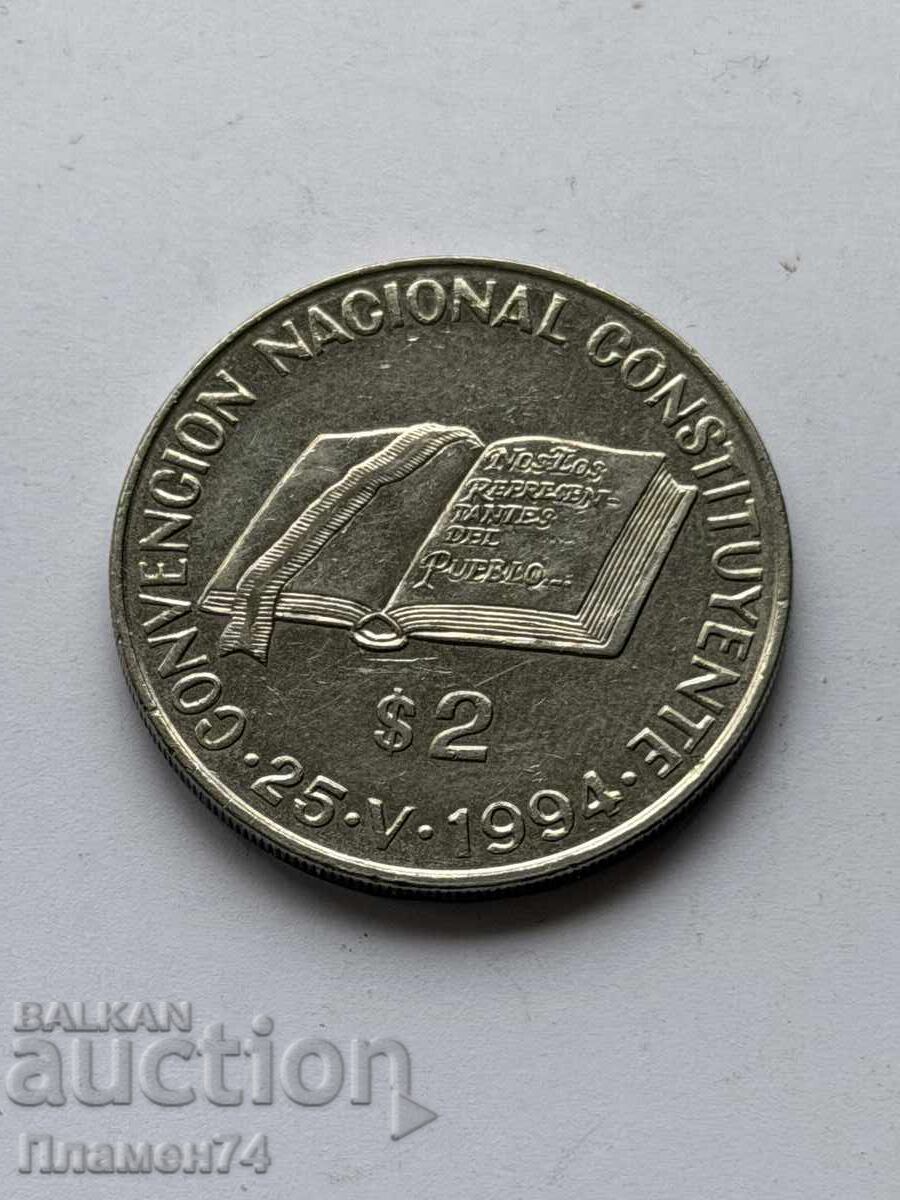 2 pesos 1994 Argentina National Constituent Assembly with price € 8.00 | 15.65 BGN