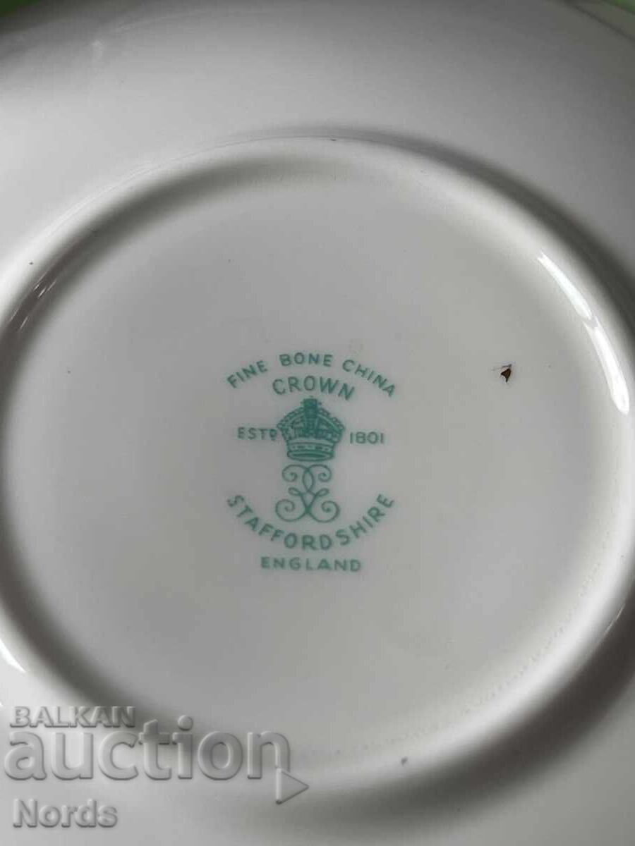 Set de ceai Crown Staffordshire din trei piese - 6