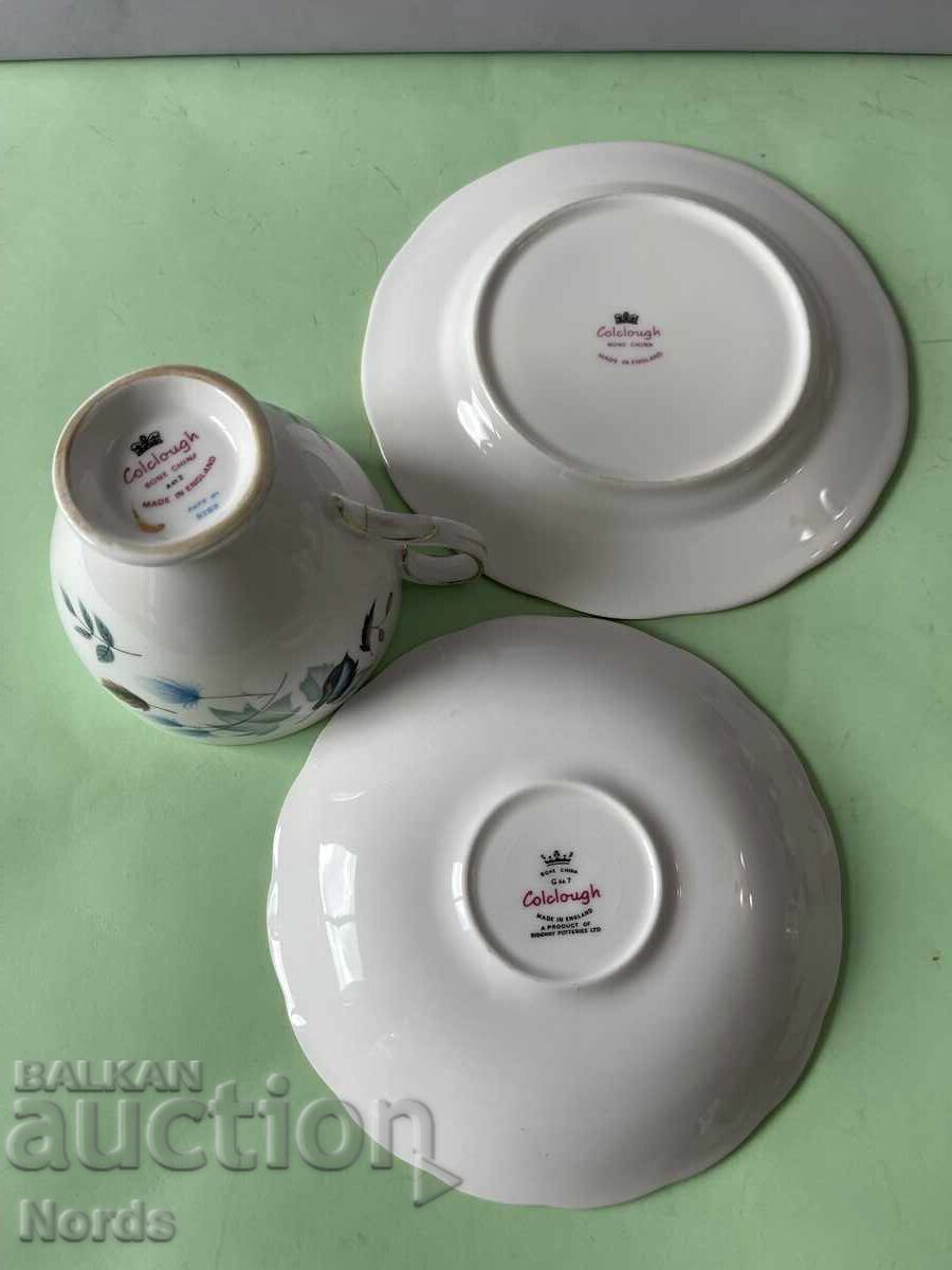 Colclough τριπλό σετ για τσάι - 5