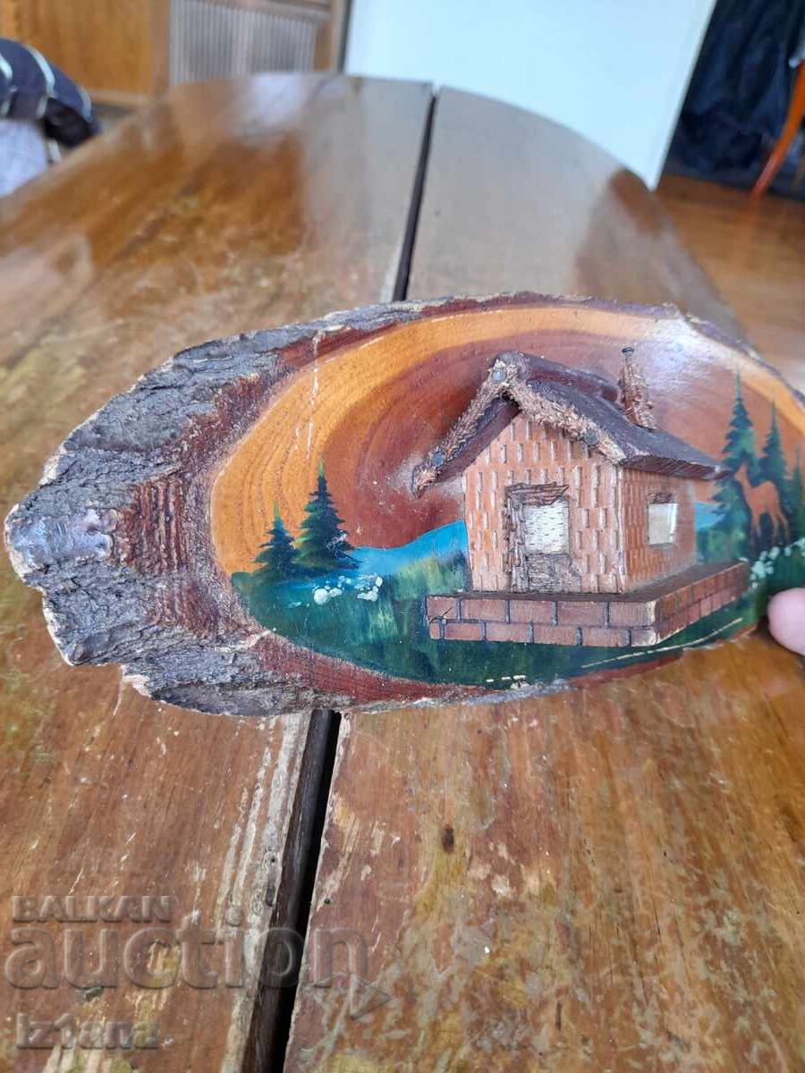 Παράδοση Παλιά ξύλινη διακόσμηση, αναμνηστικό