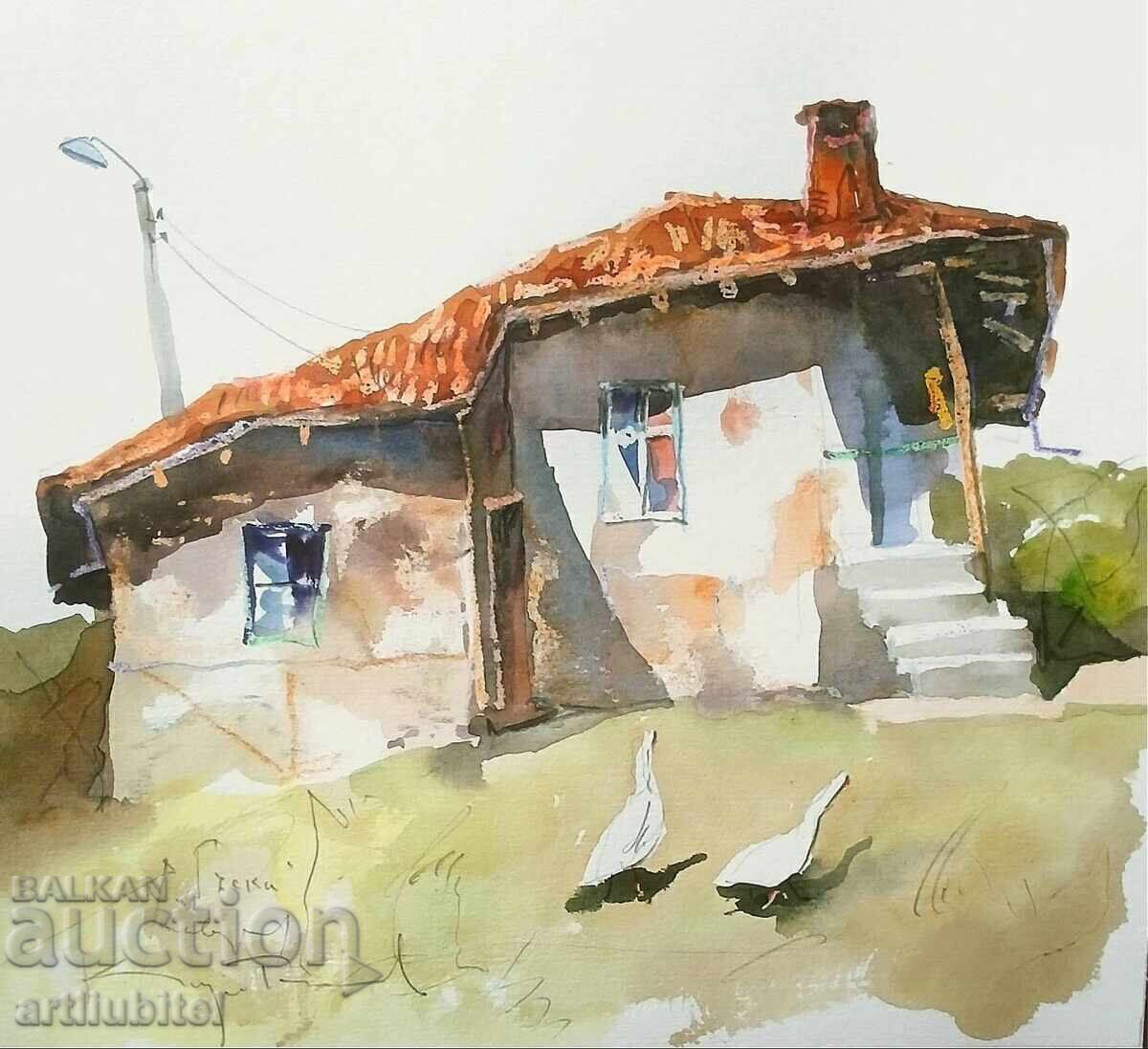 Димитър Каратонев- картина - 26 х 27 см. с цена € 79.98 | 156.43 лв.