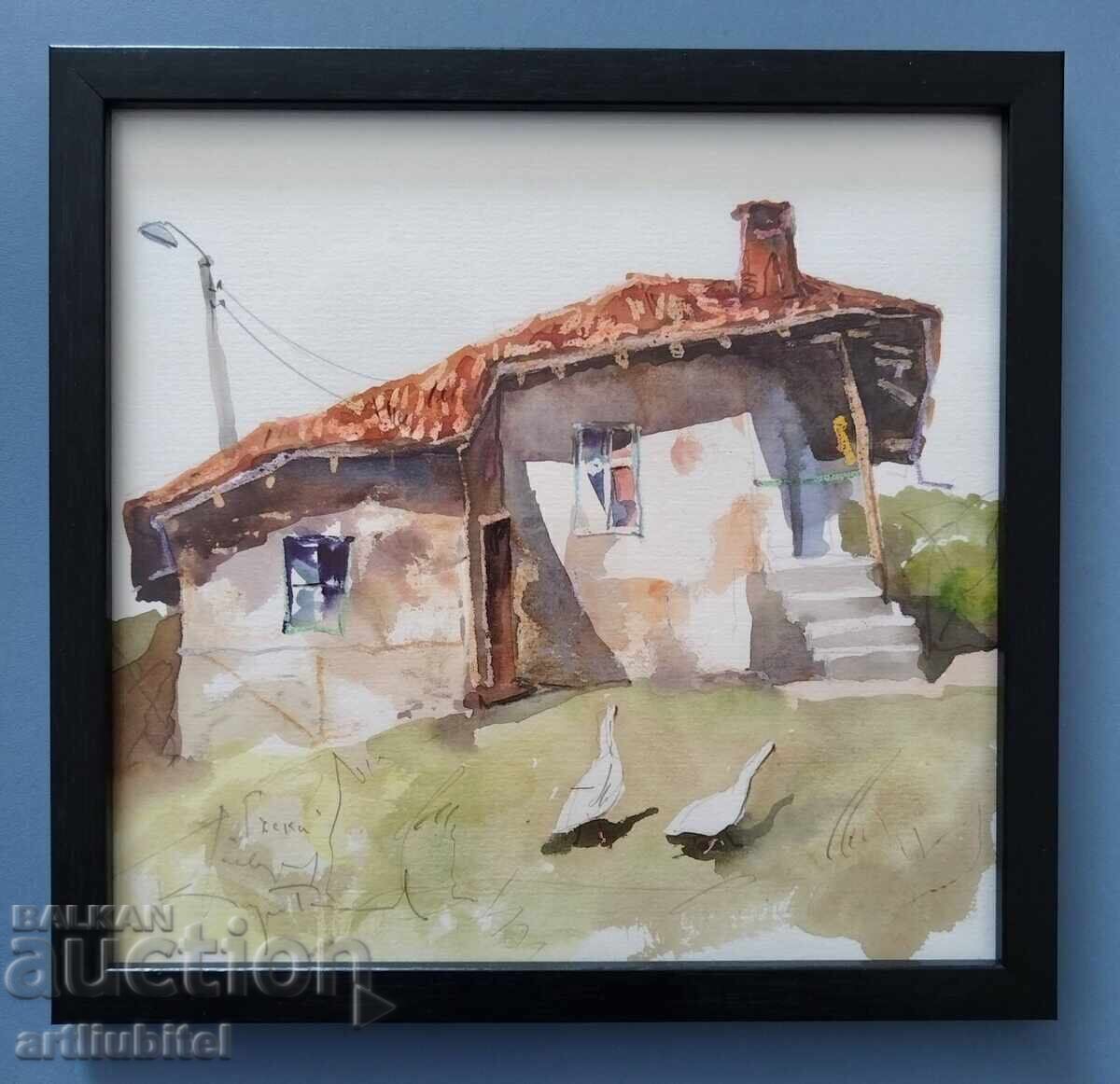 Димитър Каратонев- картина - 26 х 27 см.