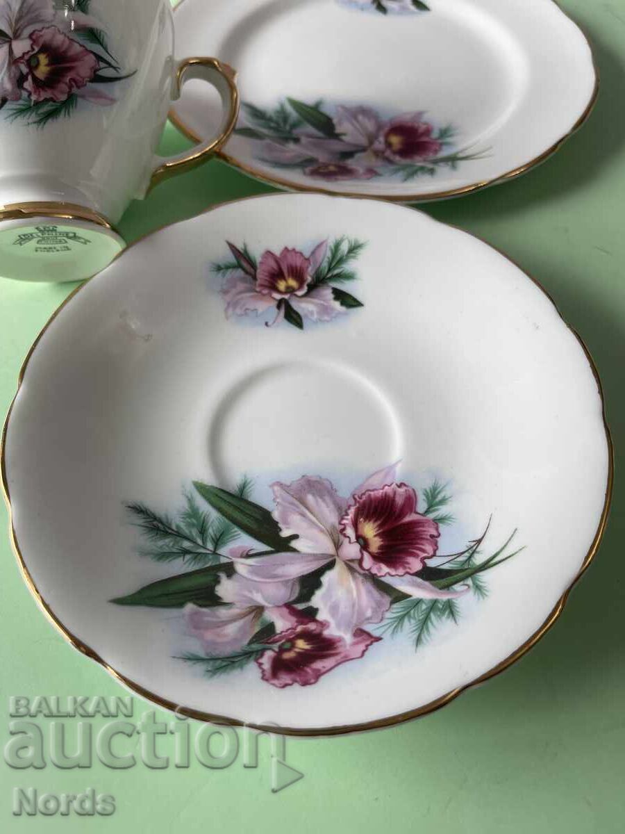 Αγγλικό τριπλό σετ τσαγιού - 5