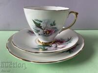 Αγγλικό τριπλό σετ τσαγιού