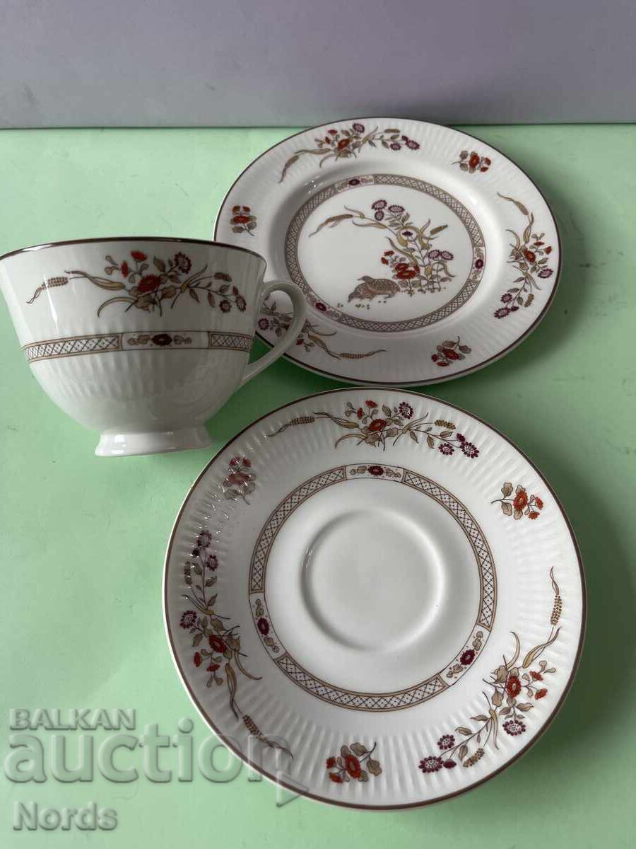 Παράδοση Royal Doulton Αγγλικό σετ τσαγιού τριών τεμαχίων