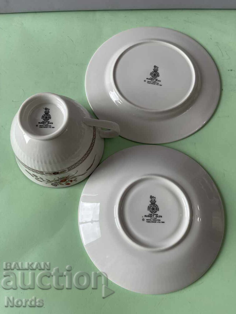 Royal Doulton Αγγλικό σετ τσαγιού τριών τεμαχίων - 5