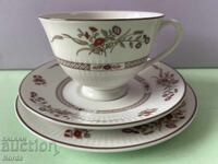 Royal Doulton Αγγλικό σετ τσαγιού τριών τεμαχίων