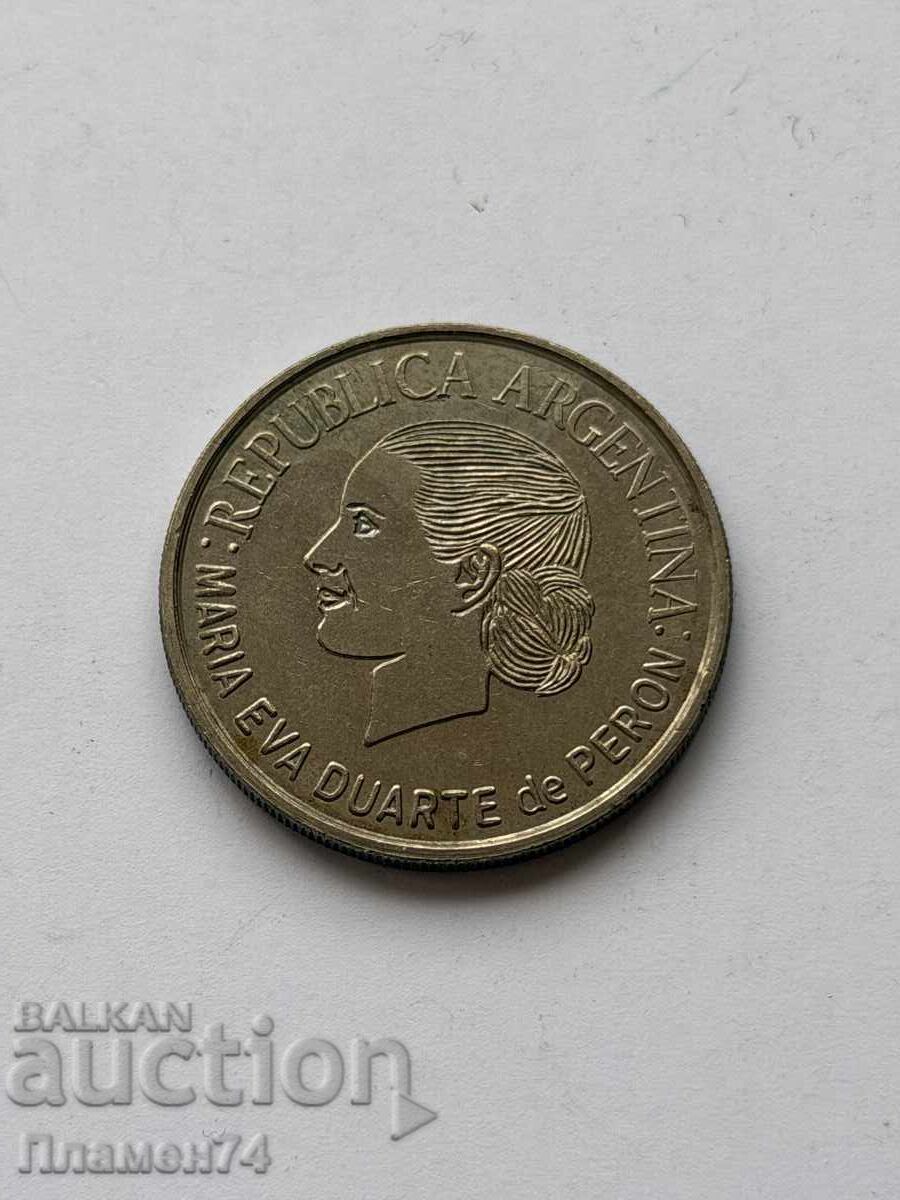2 pesos 2002 Argentina Maria Eva Duarte de Perón cu preț € 10.00 | 19.56 BGN