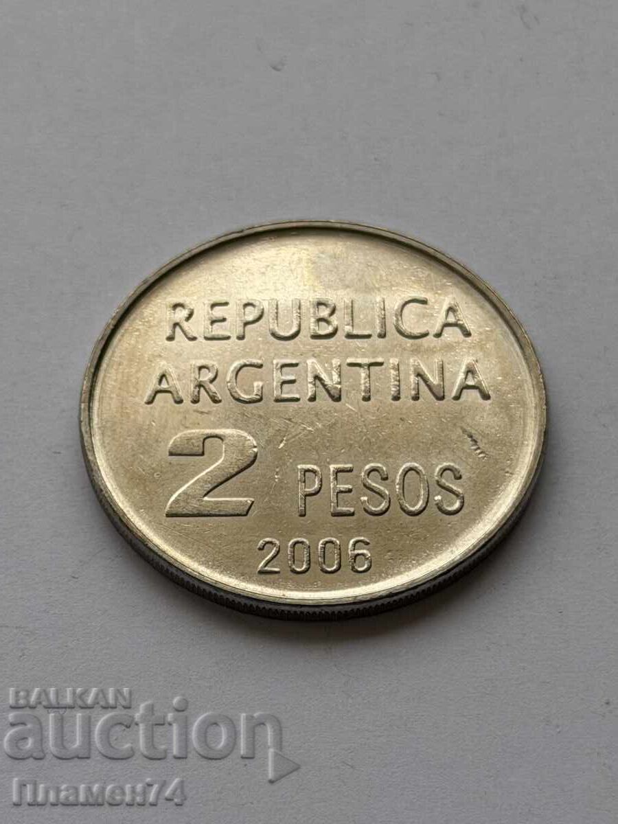2 pesos 2006 Argentina Drepturile omului