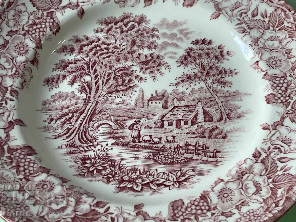 Αγγλικό διακοσμητικό πιάτο τοίχου με τιμή € 0.01 | 0.02 BGN