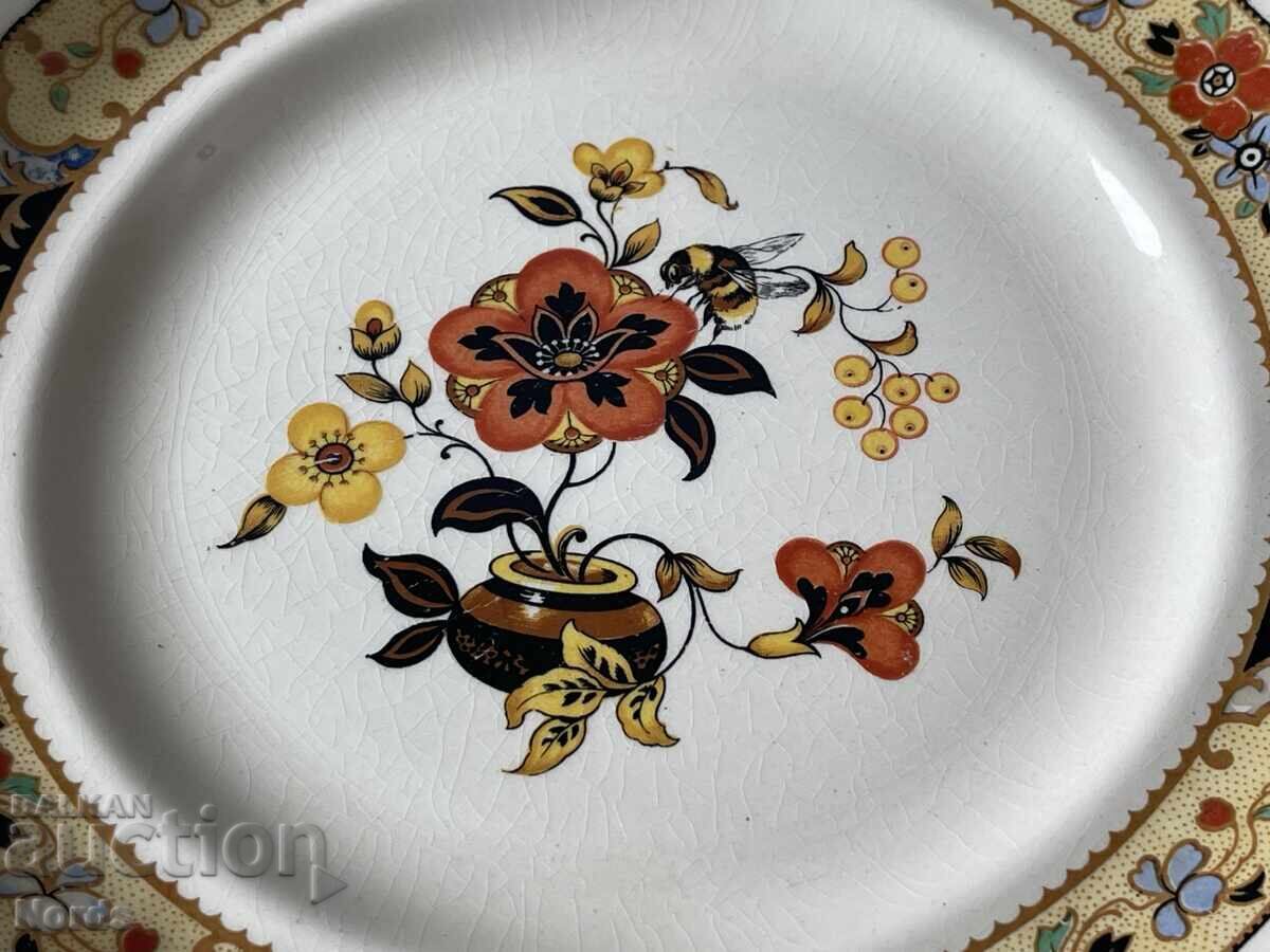 Vintage English wall plate with price € 2.50 | 4.89 BGN