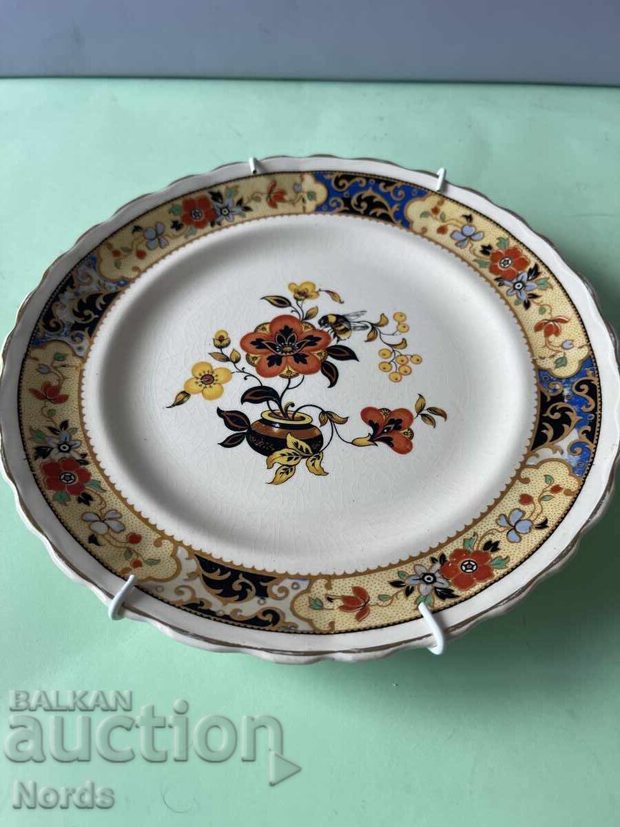 Auction  Vintage English wall plate