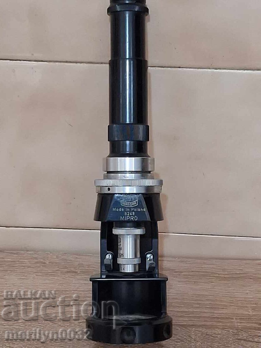 Микроскоп "PZO Warszawa" Полша Poland 70-80-те години с цена € 62.50 | 122.24 лв.