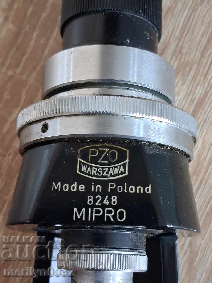 Микроскоп "PZO Warszawa" Полша Poland 70-80-те години