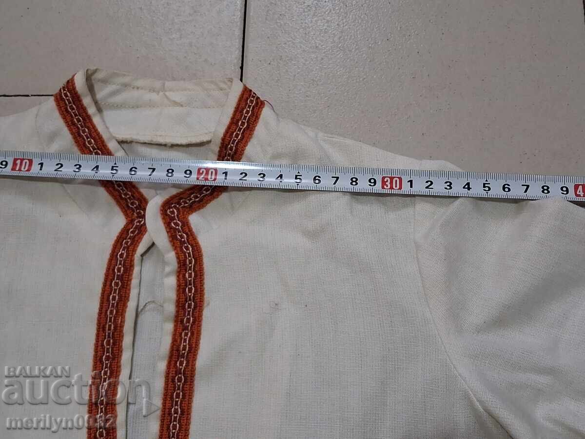 Cămașă pentru copii cu broderie bulgărească, costum popular, broderie - 6