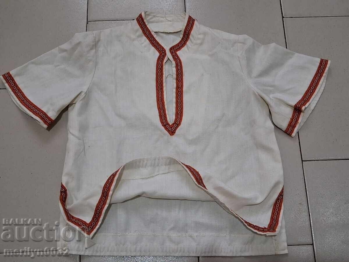 Cămașă pentru copii cu broderie bulgărească, costum popular, broderie - 7