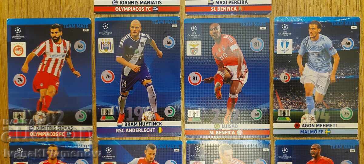 Auction  Football cards for collectors 10 pieces