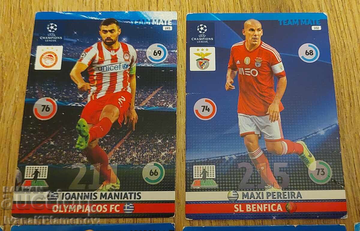 Delivery of Football cards for collectors 10 pieces