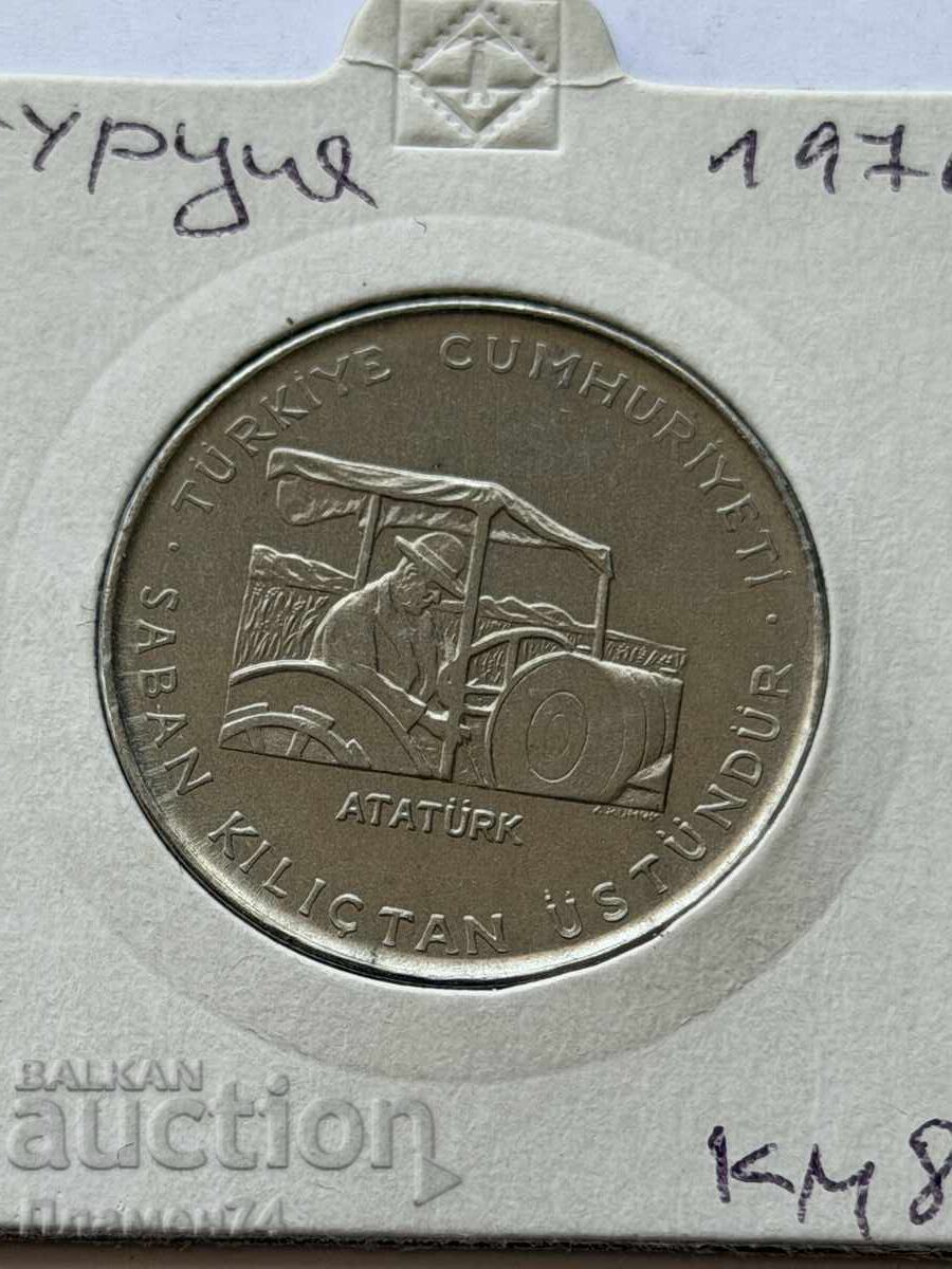 2 1/2 lire 1970 Turcia Progres