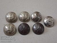 Κουμπιά από στρατιωτική στολή Βασίλειο της Βουλγαρίας