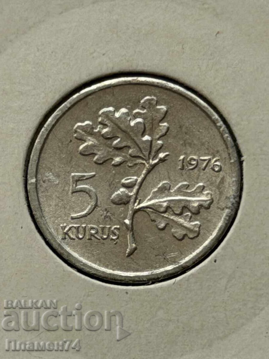 5 kuruș 1976 Turcia