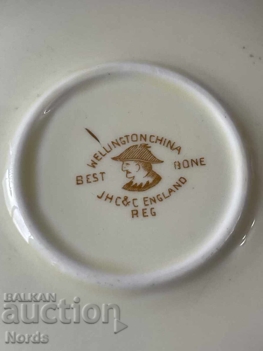 Set de ceai englezesc vintage, pentru trei persoane - 7