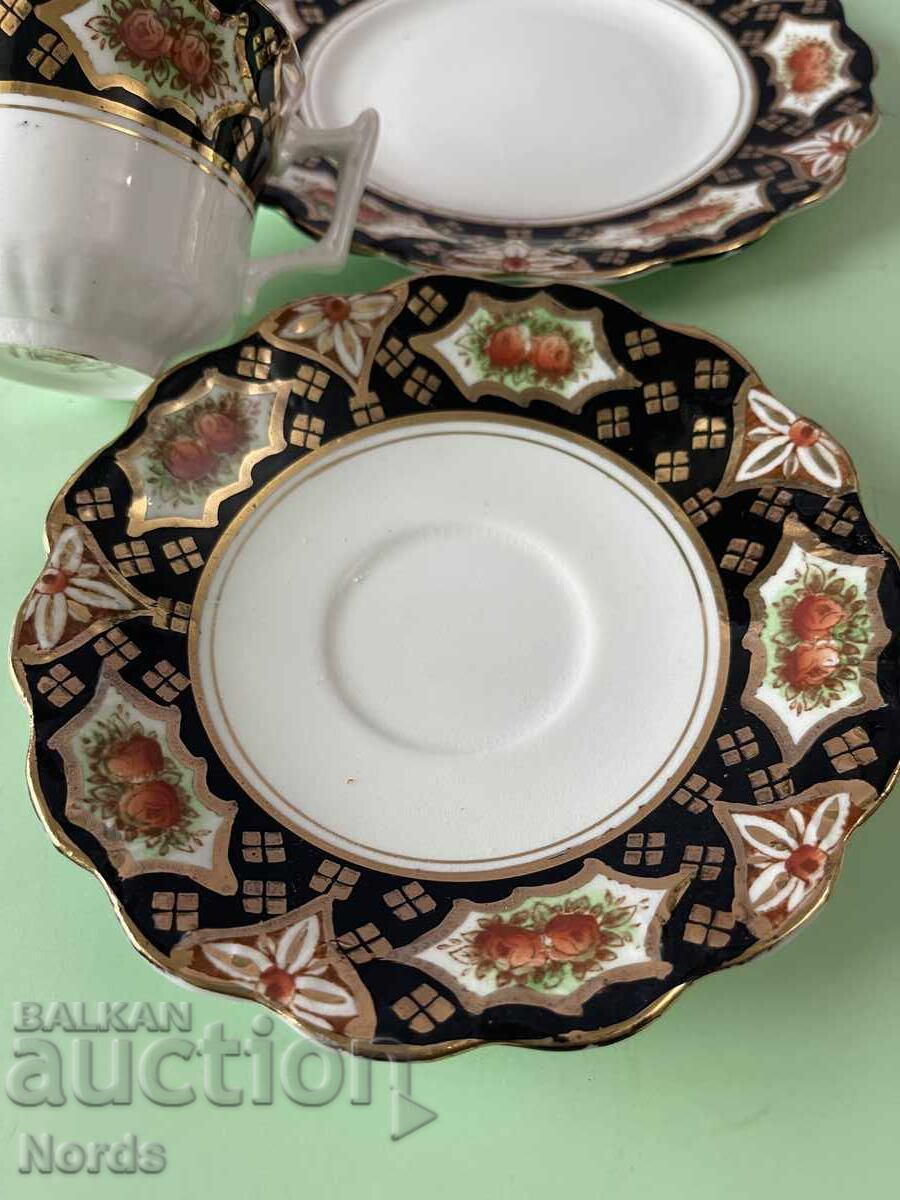 Set de ceai englezesc vintage, pentru trei persoane - 5