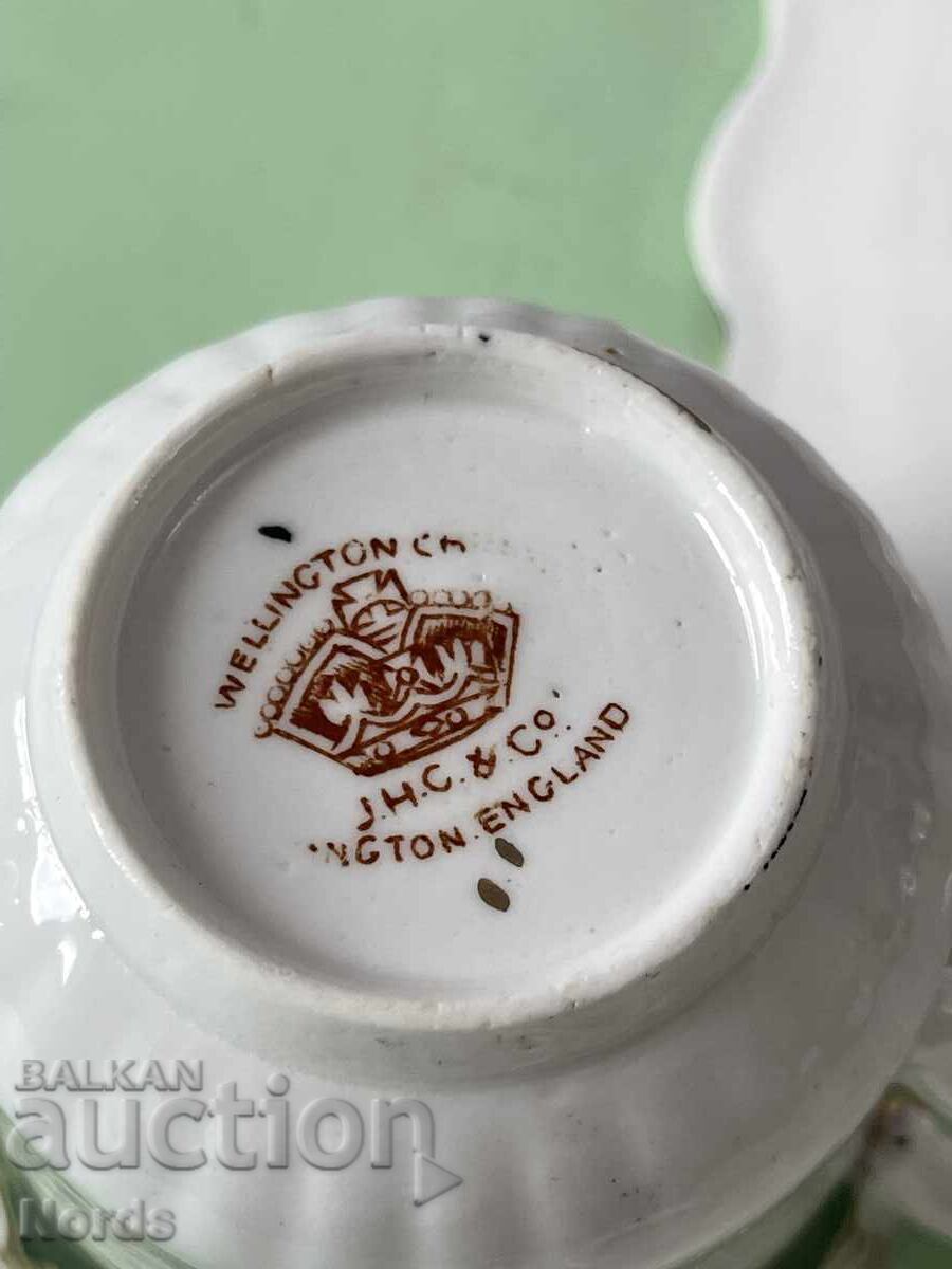 Set de ceai englezesc vintage, pentru trei persoane - 7