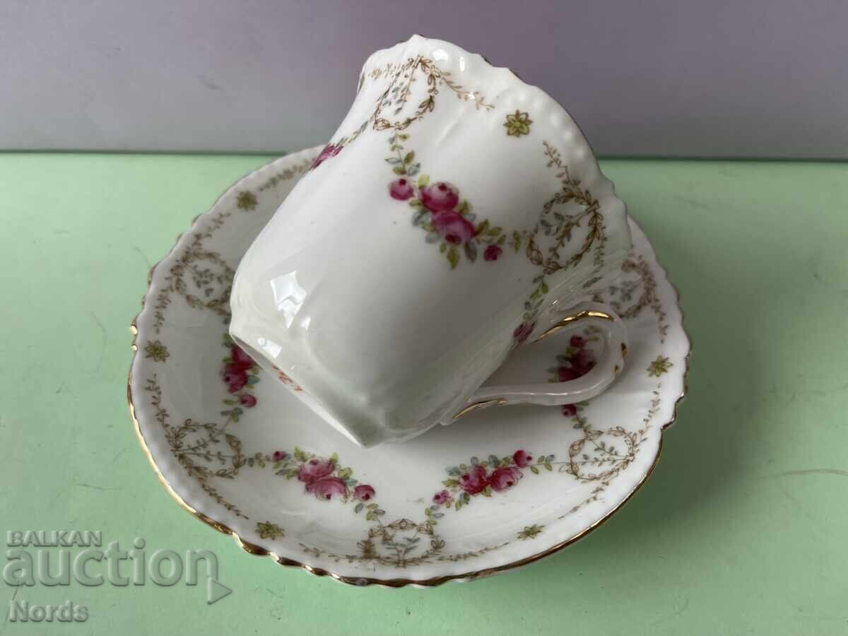 Licitație Set dublu de cafea vintage englezesc