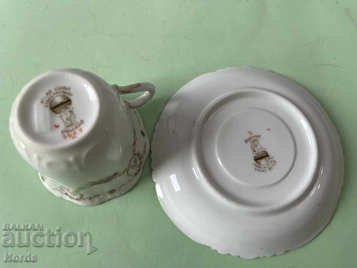 Set dublu de cafea vintage englezesc - 7