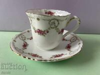 Αγγλικό vintage σετ καφέ για δύο