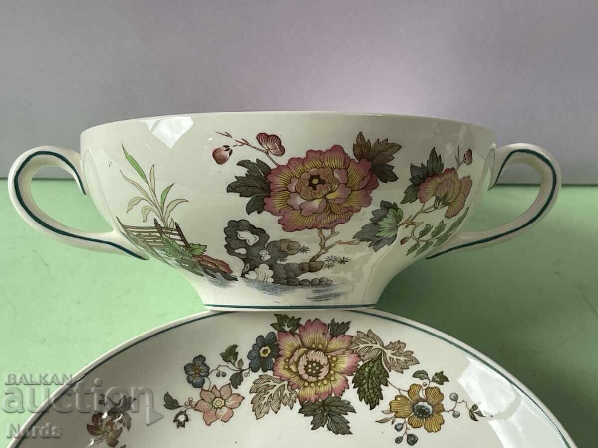 Wedgwood διπλό σετ μπολ και πιατάκι - 6