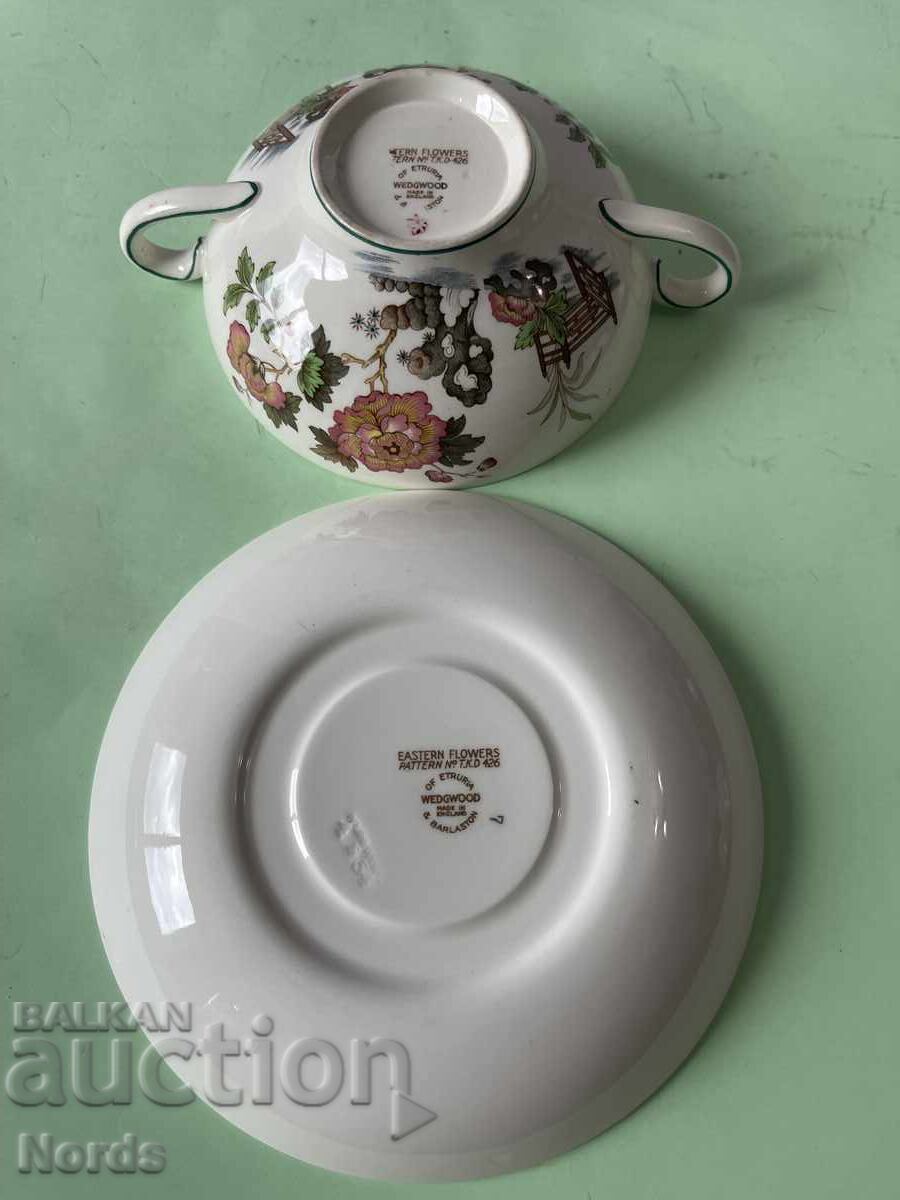 Wedgwood διπλό σετ μπολ και πιατάκι - 7