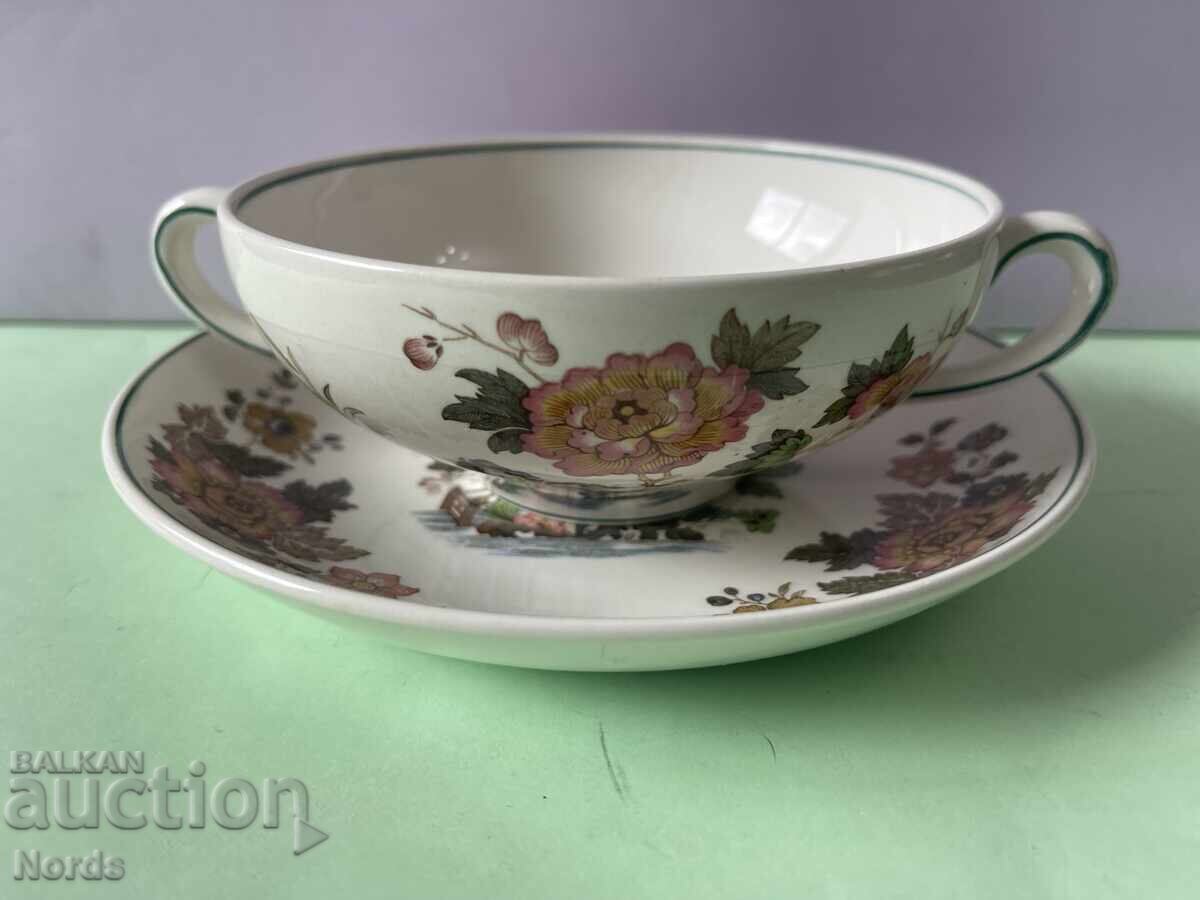 Wedgwood διπλό σετ μπολ και πιατάκι με τιμή € 0.01 | 0.02 BGN
