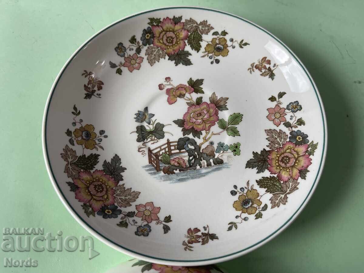 Παράδοση Wedgwood διπλό σετ μπολ και πιατάκι