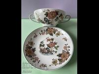 Wedgwood διπλό σετ μπολ και πιατάκι