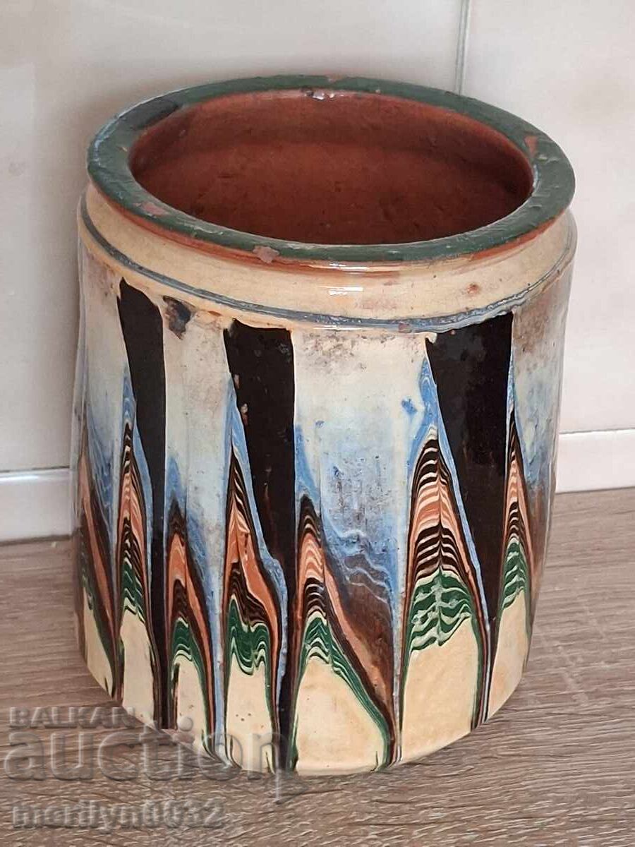 Παλιό κεραμικό βάζο, στάμνα, βάζο, κεραμικά