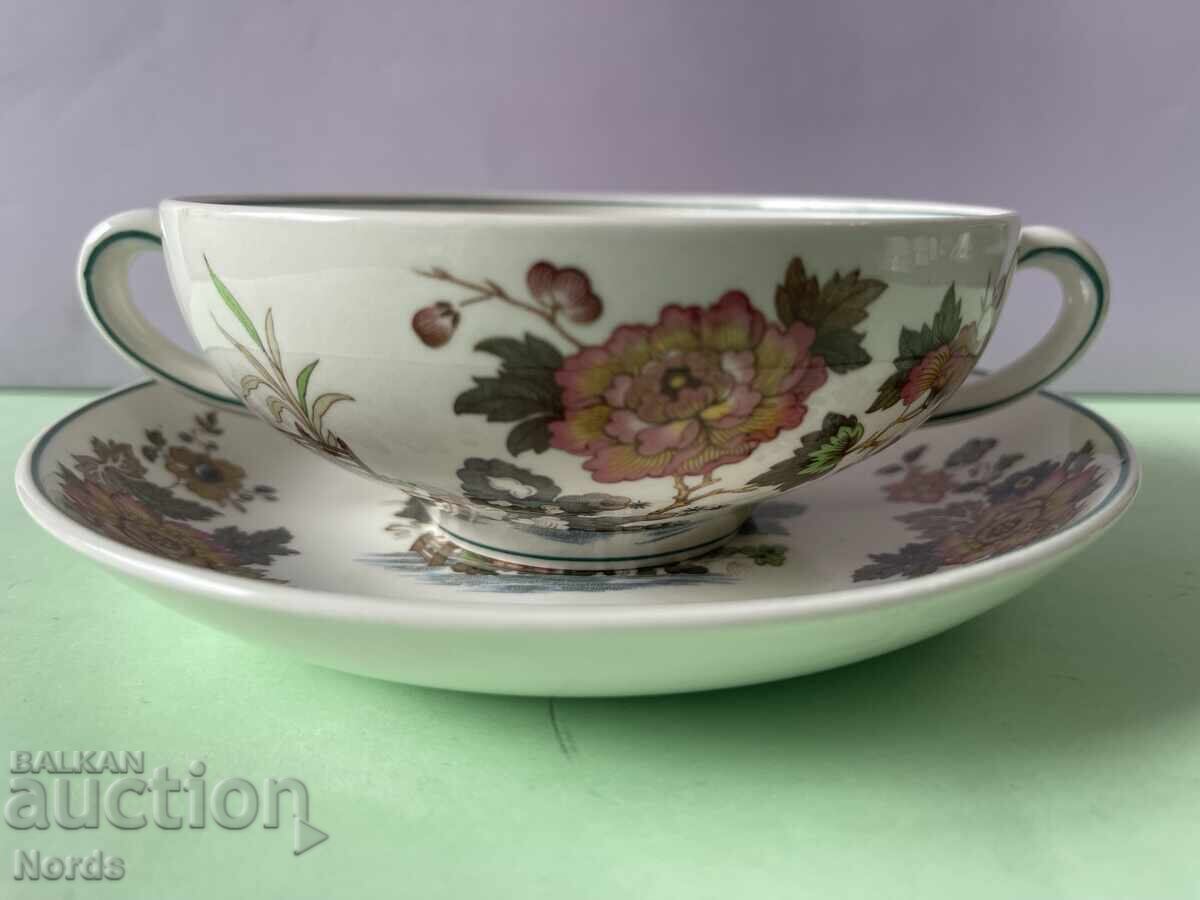 Wedgwood двоен сет купичка и чинийка